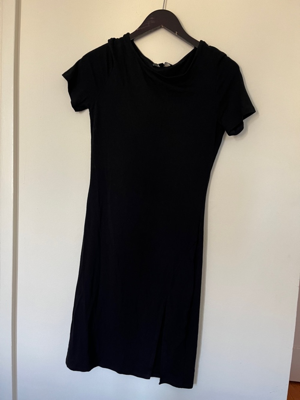 Classic Black Short-Sleeve Women’s Dress